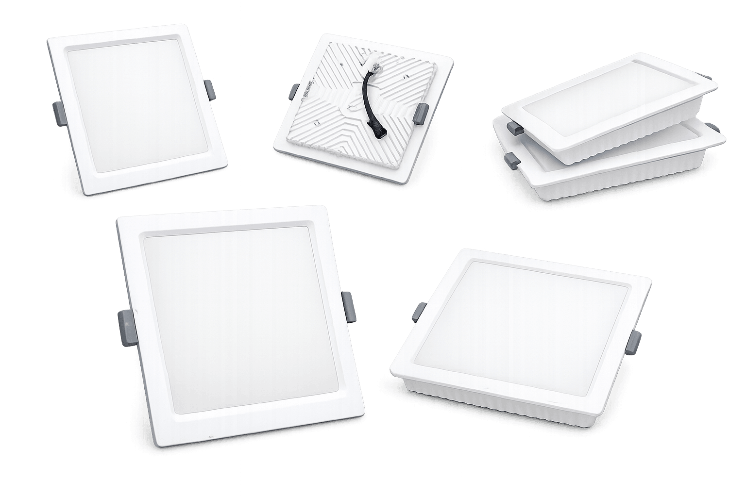 Flat Metal Panel Light